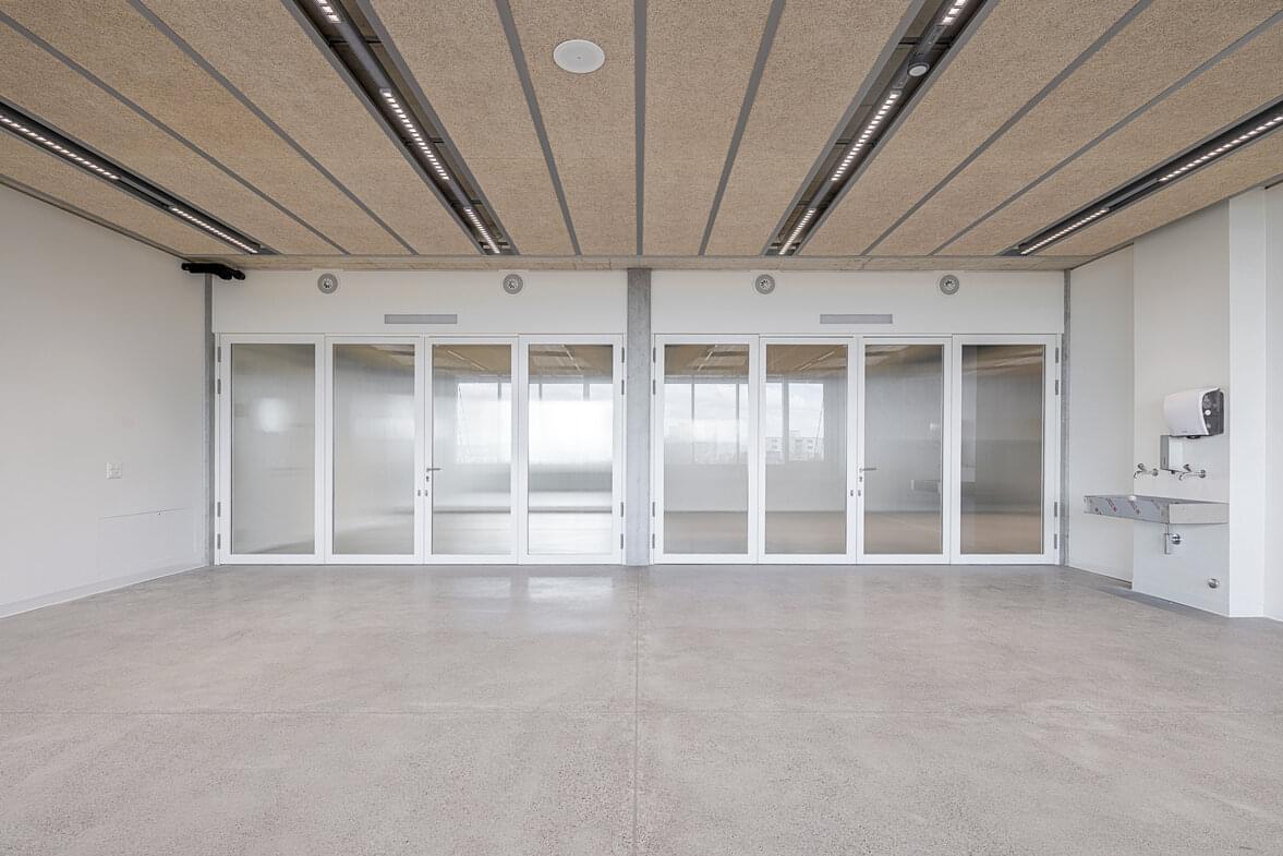 Drehfalttüre - CLUSTAR - flexible Raumtrennung | © Olivier Brandes